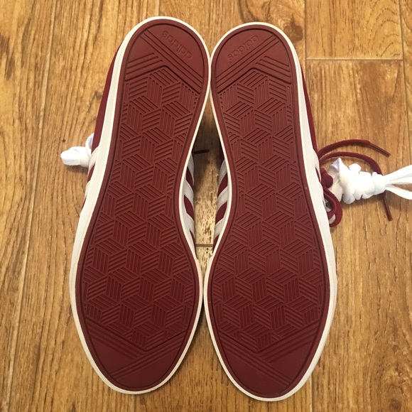 ADIDAS Courtset Burgundy Women’s Sneakers Size 9.5 - Picture 7 of 7